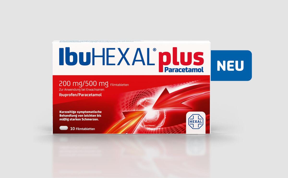 Smartes Schmerzmittel Ibuprofen und Paracetamol kombiniert Apothekensuche.de